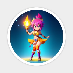 Little Pinky Genie Girl Magnet